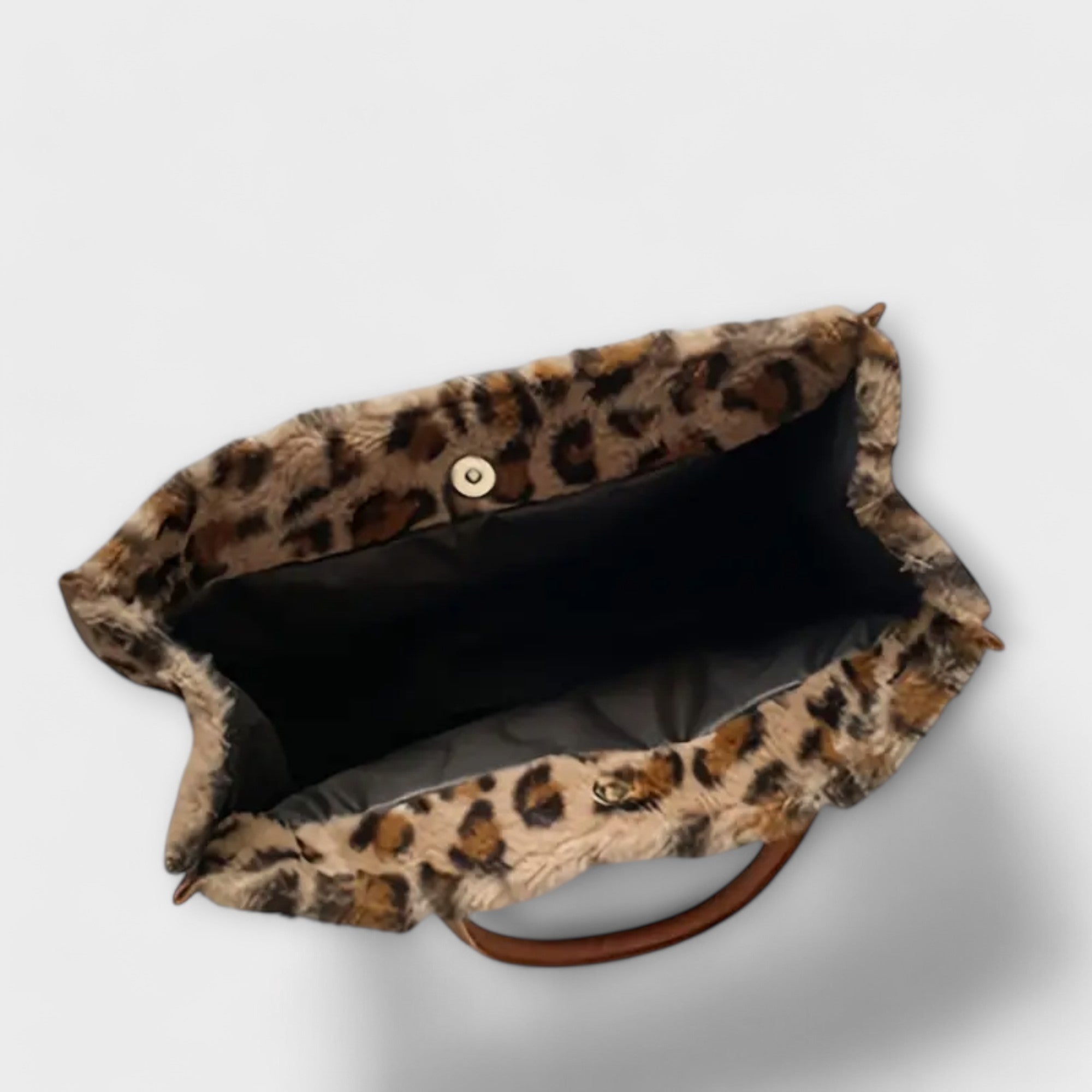 Holly - Stylish Leopard Print Plush Bag