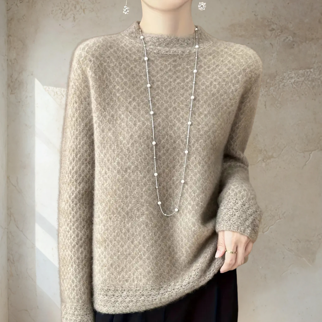 Jean | Elegant jumper with Refined Texture