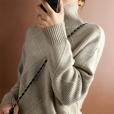 Marcelle | Chunky Roll Neck Jumper
