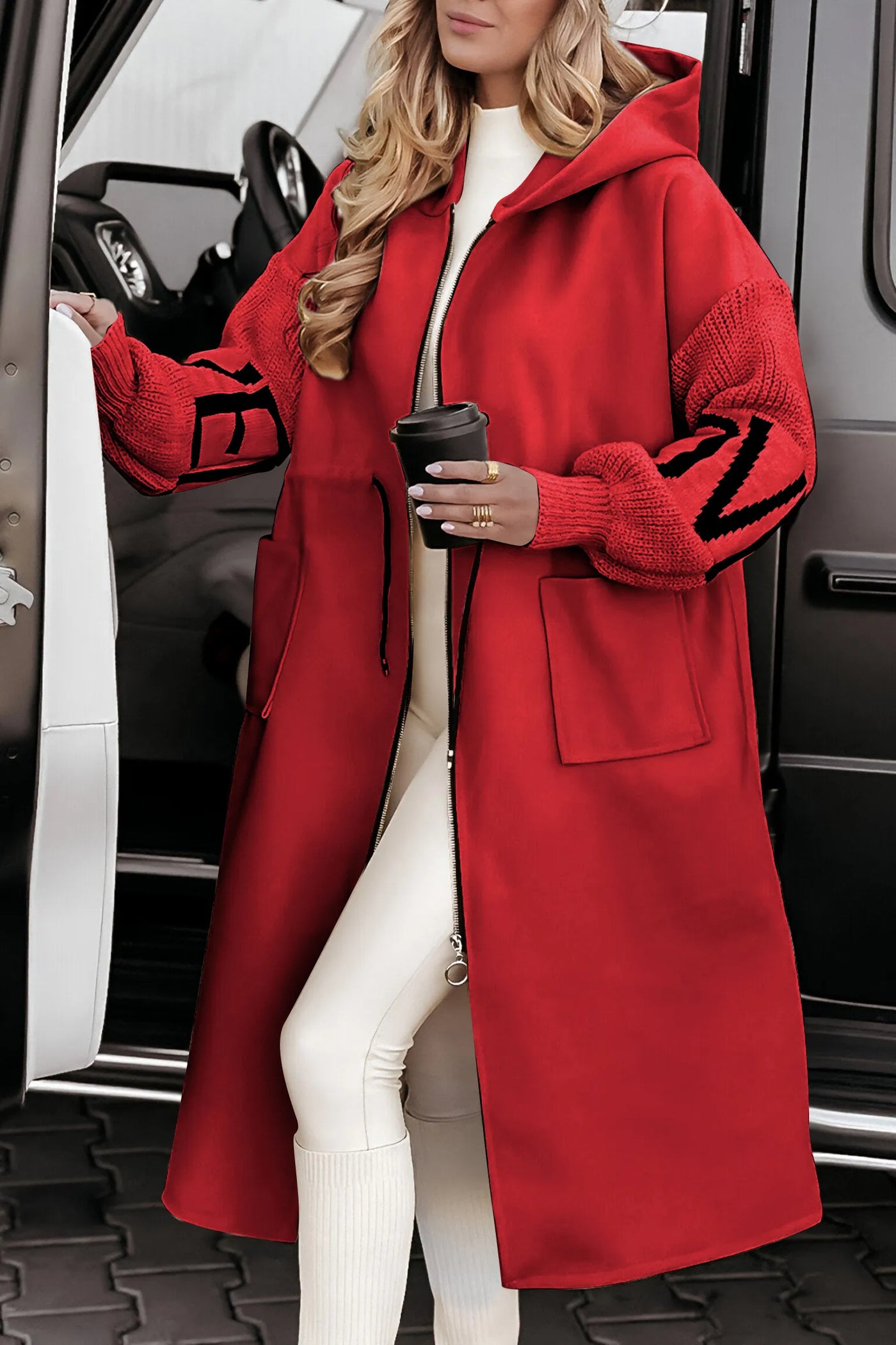 Leona™ Hooded Patchwork Jacket