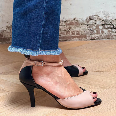 Leara™ | Mid-heel sandals with ankle strap
