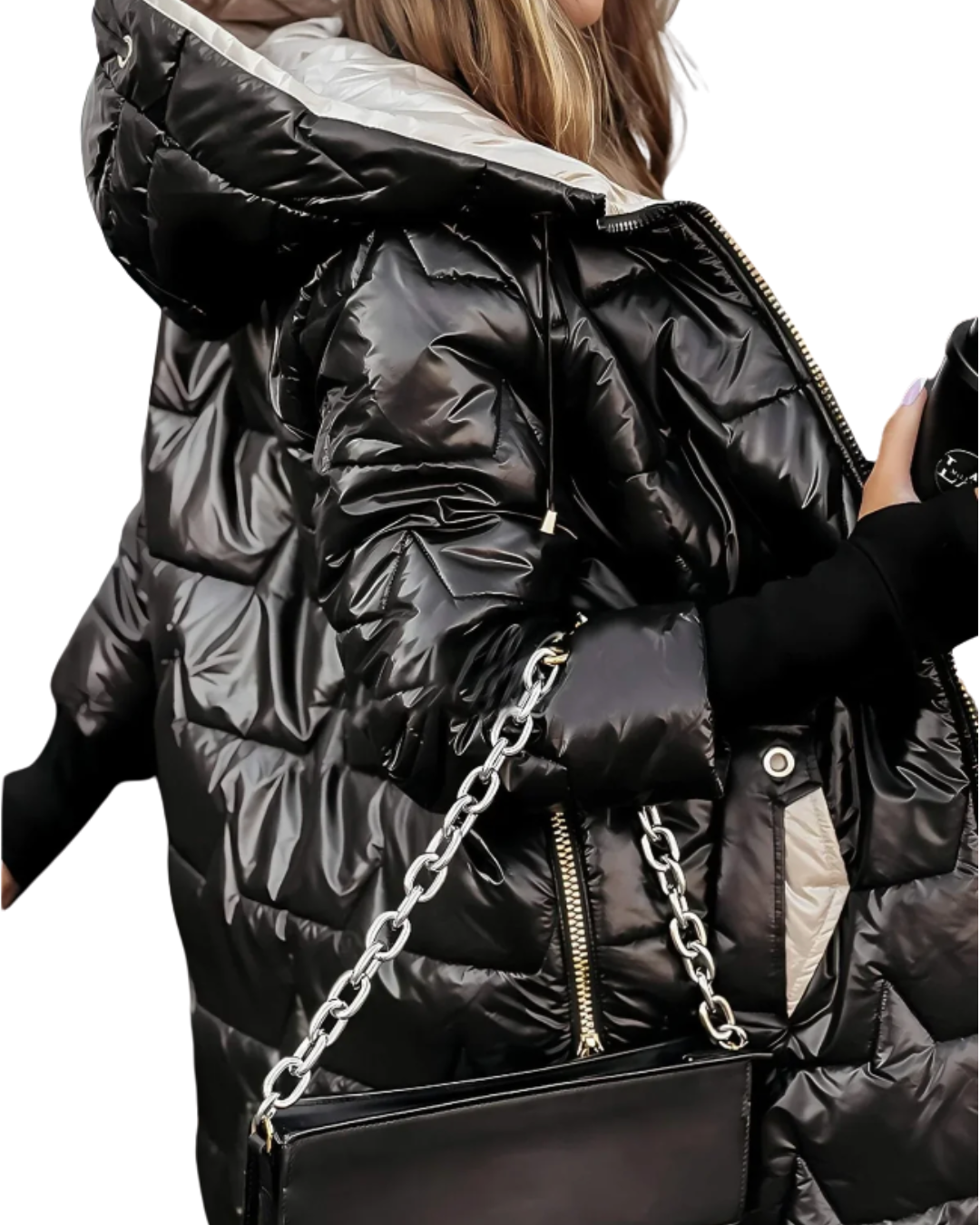 Caroline | Quilted Hooded Puffer Coat