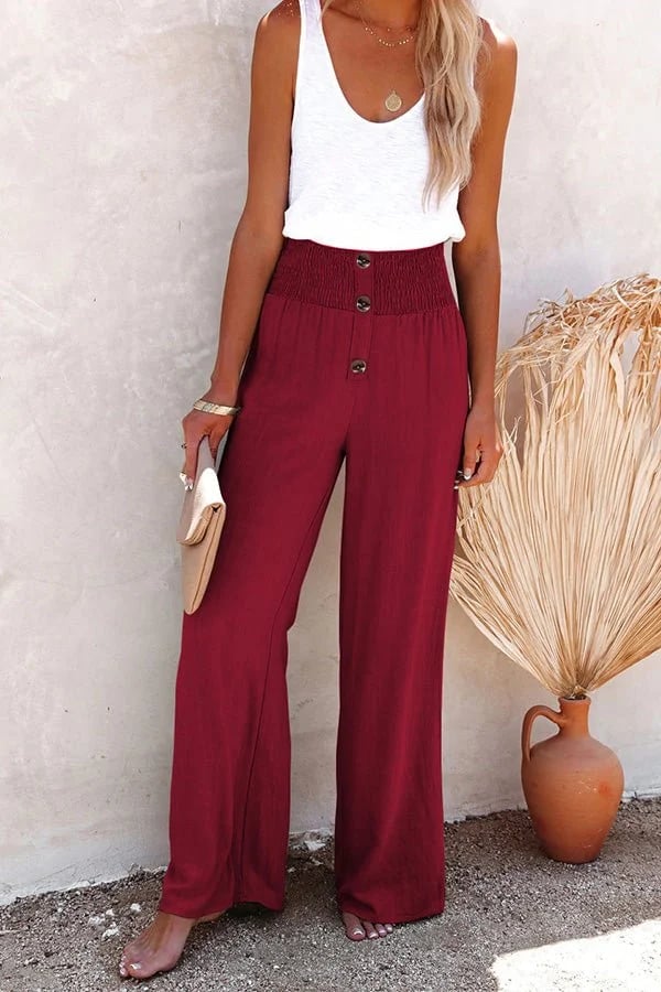 Riana™ | High-Waisted Loose Trousers