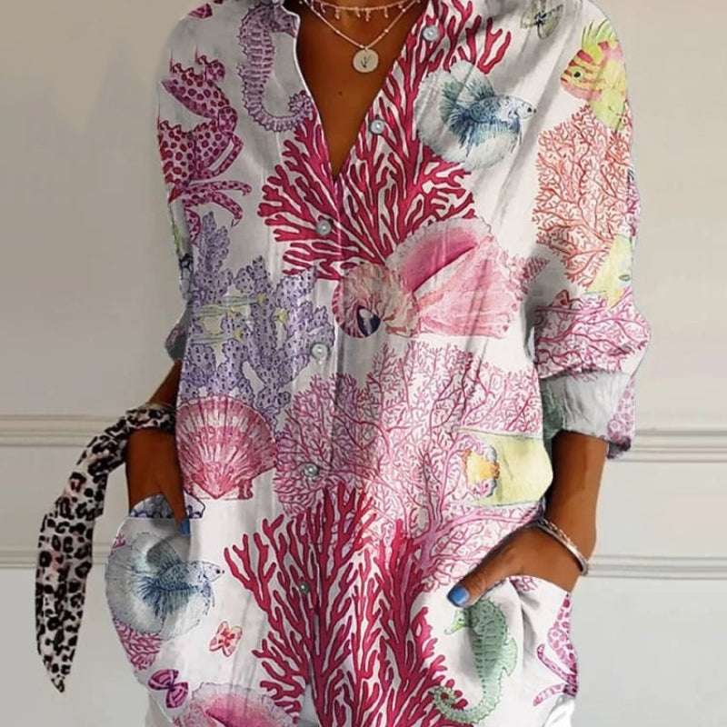 Diane | Elegant Artistic Blouse