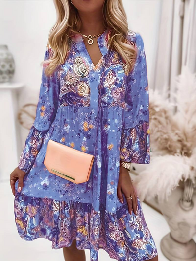 Orla - Women's floral print short dress