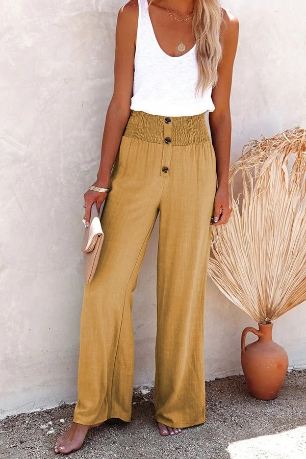 Riana™ | High-Waisted Loose Trousers