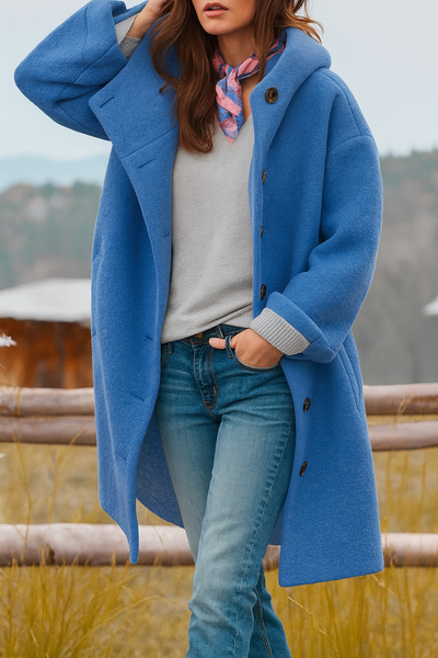 Freja – everyday coat, mid-length and cosy