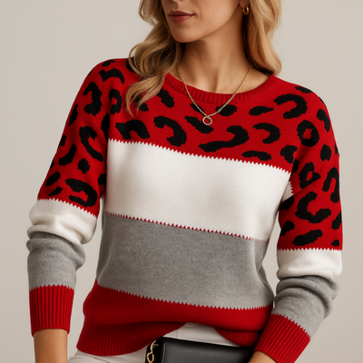 Charlene | Leopard Print Jumper
