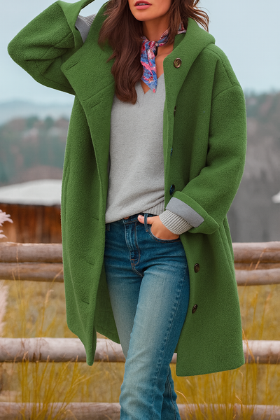 Freja – everyday coat, mid-length and cosy