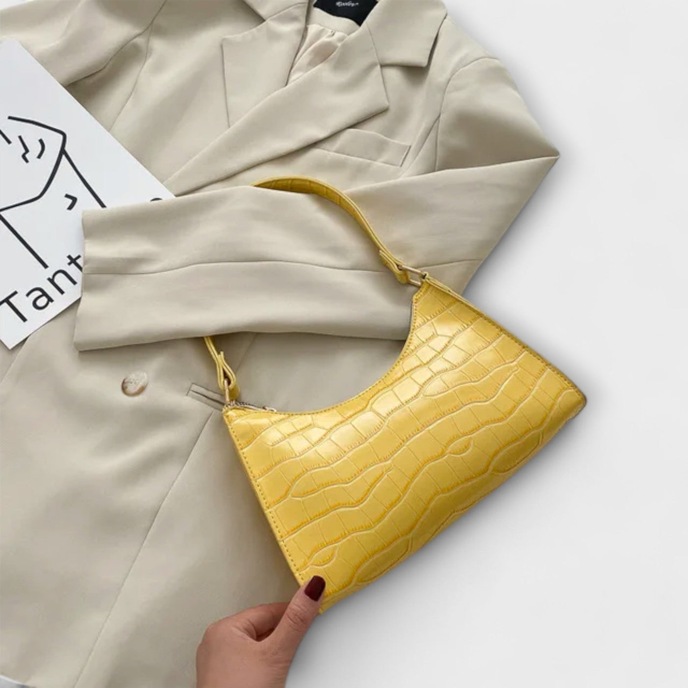 Kelly - Shiny Leather Bag