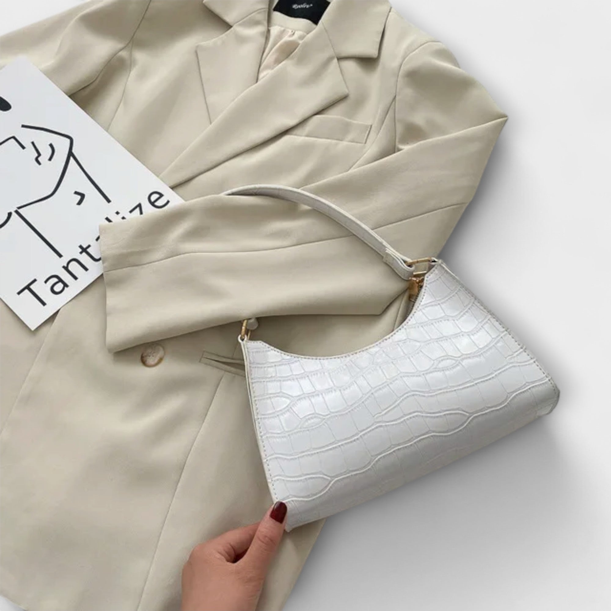 Kelly - Shiny Leather Bag