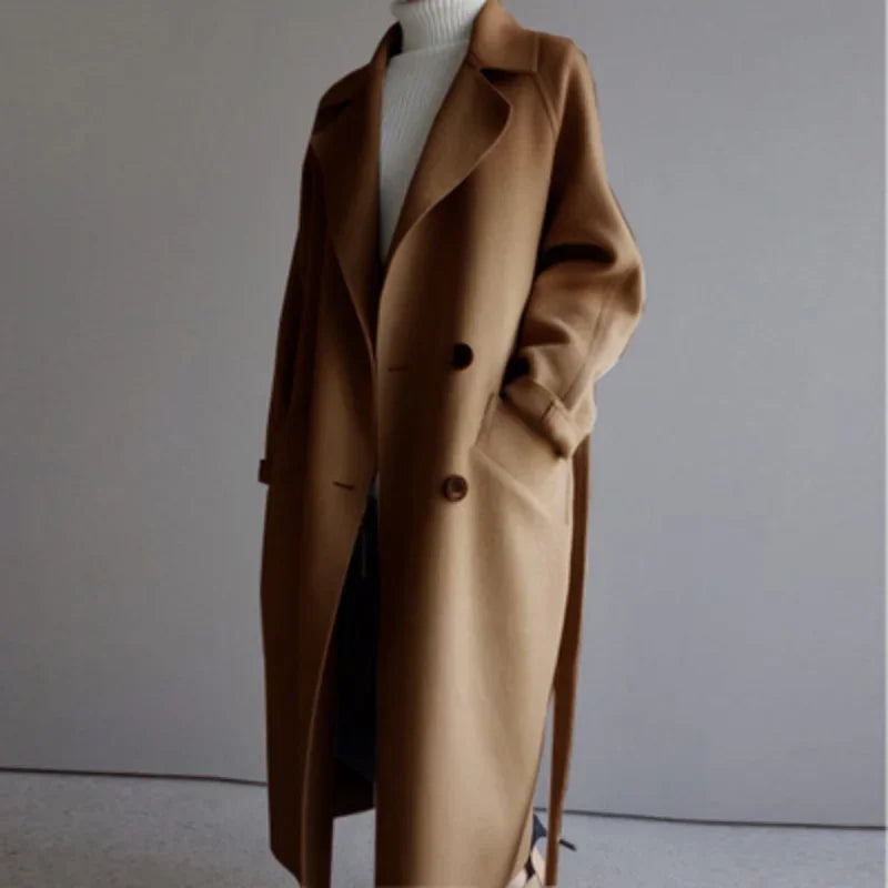Selene | Casual coat with button closure