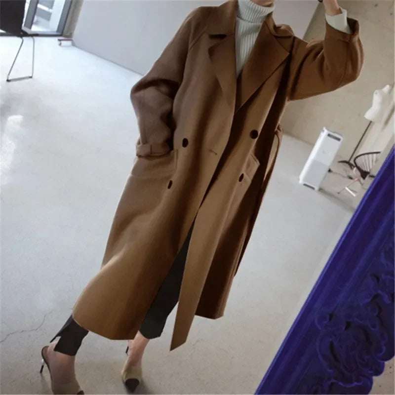 Selene | Casual coat with button closure