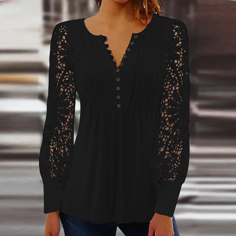 Mira | Sophisticated Long-Sleeve Blouse