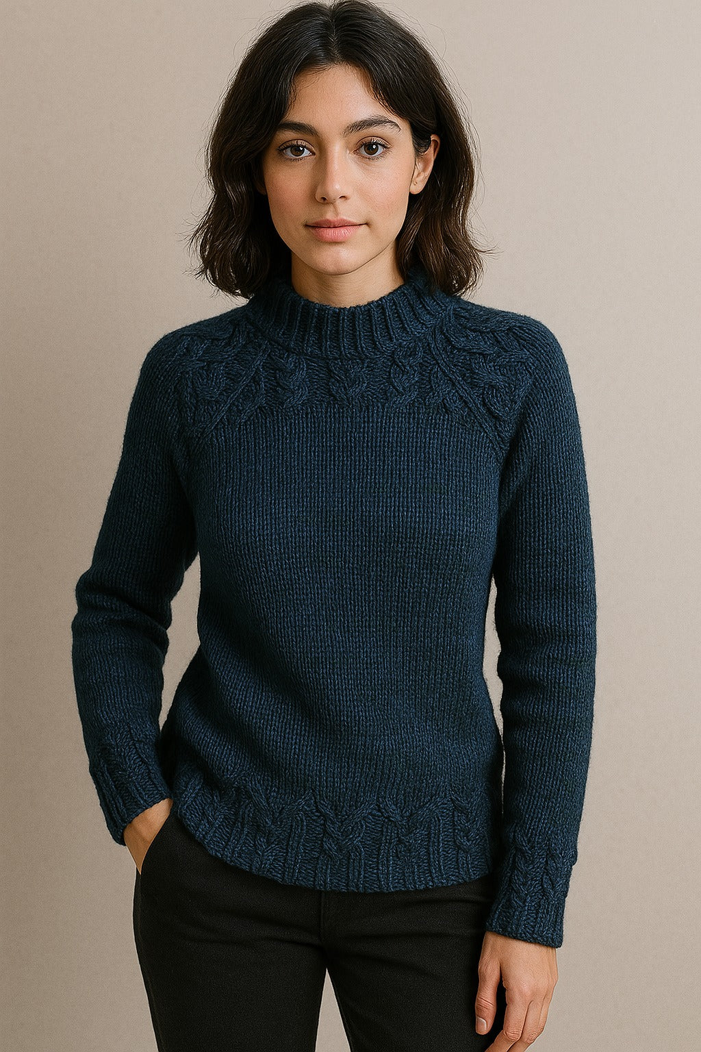 Bernadette | Vintage roll-neck jumper