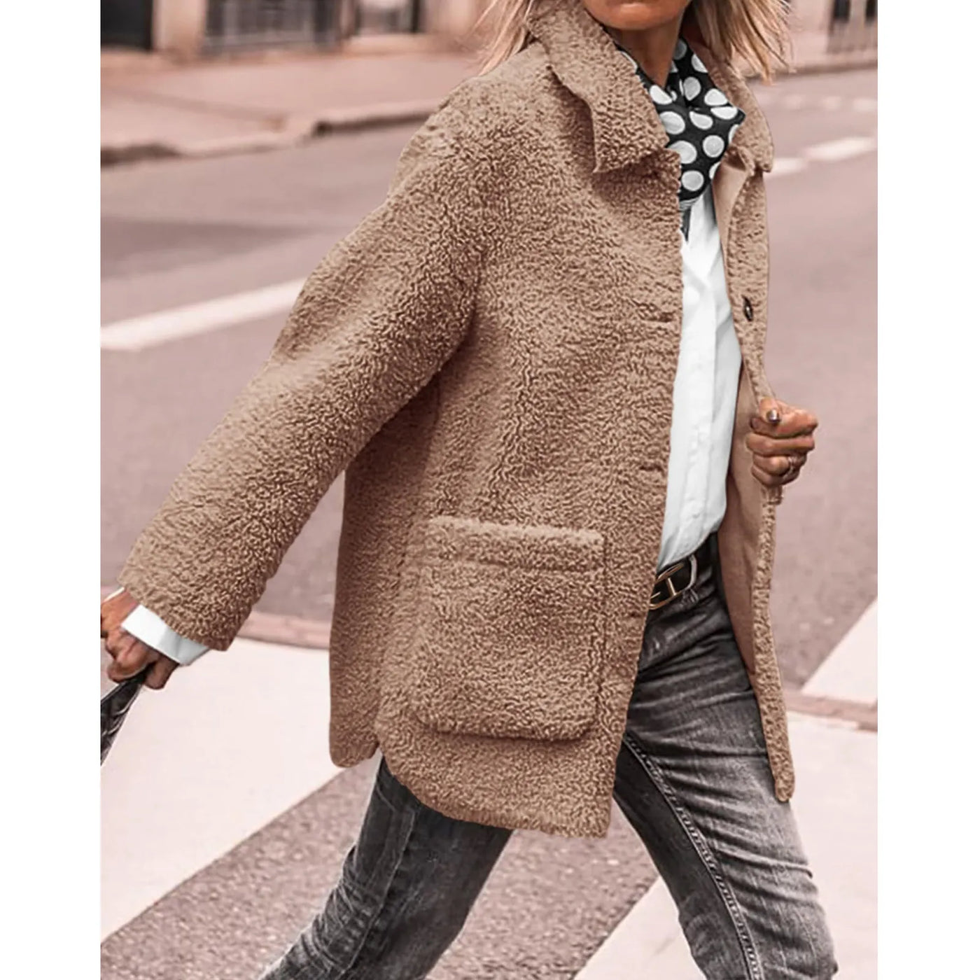 Nora™ Cozy Button-Up Coat