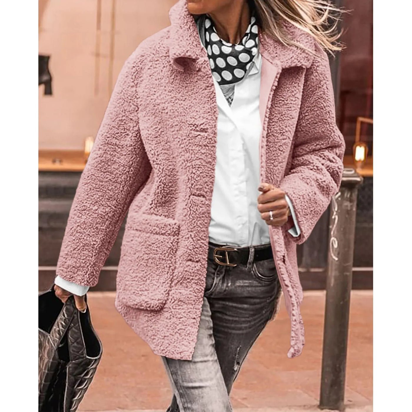 Nora™ Cozy Button-Up Coat