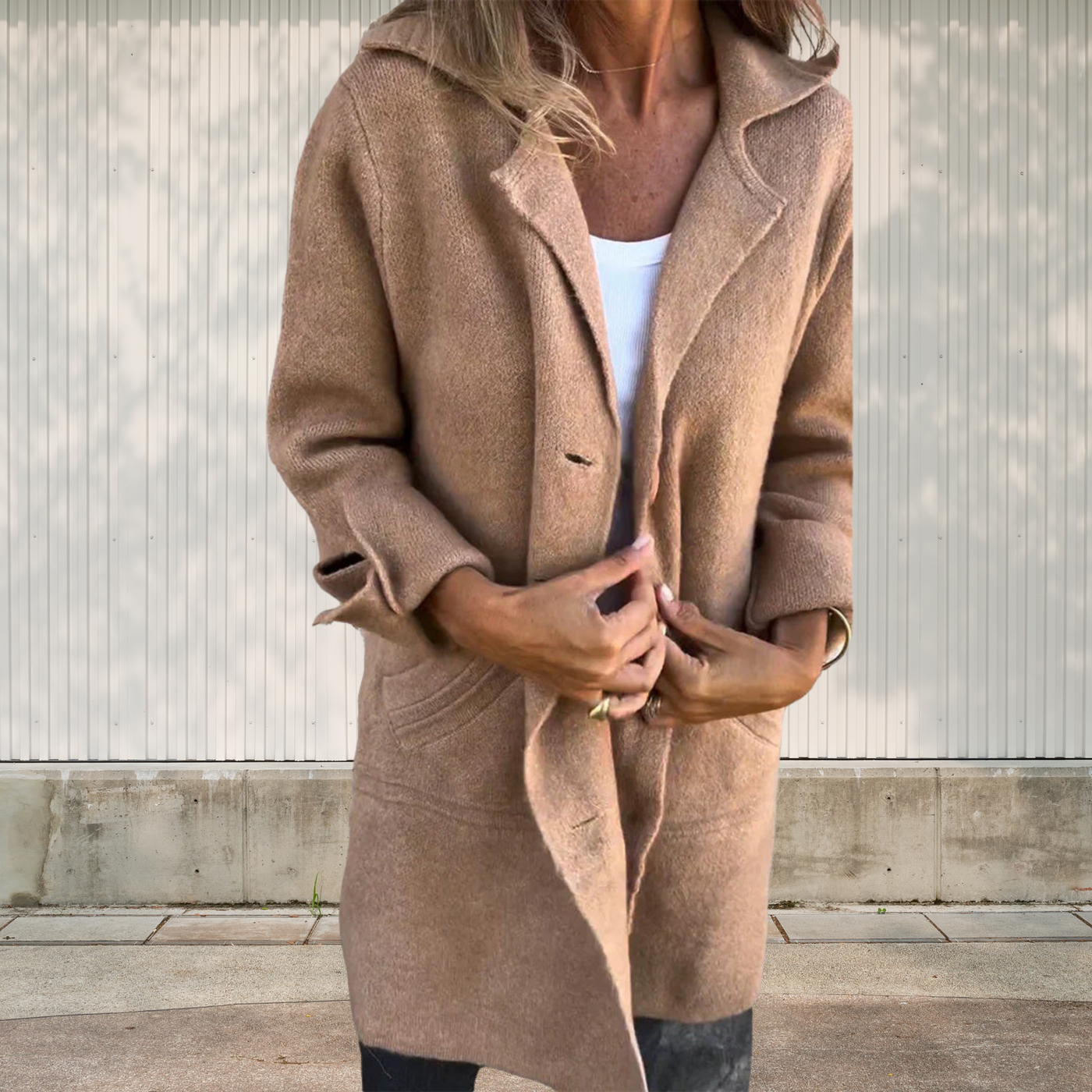 Cleo™ Classic Button-Up Coat