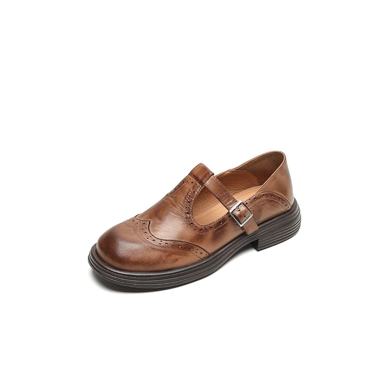 VELDA | ELEGANT MARY JANES IN LEATHER