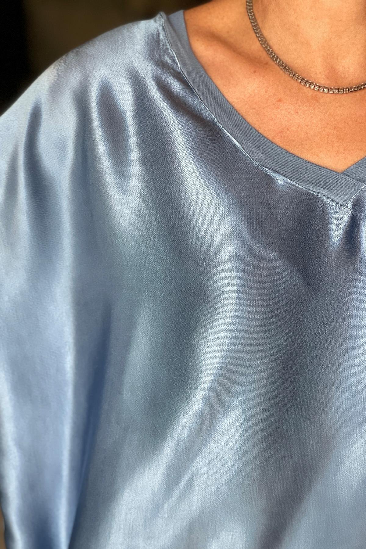 Elena | Casual two-piece set with a round neckline